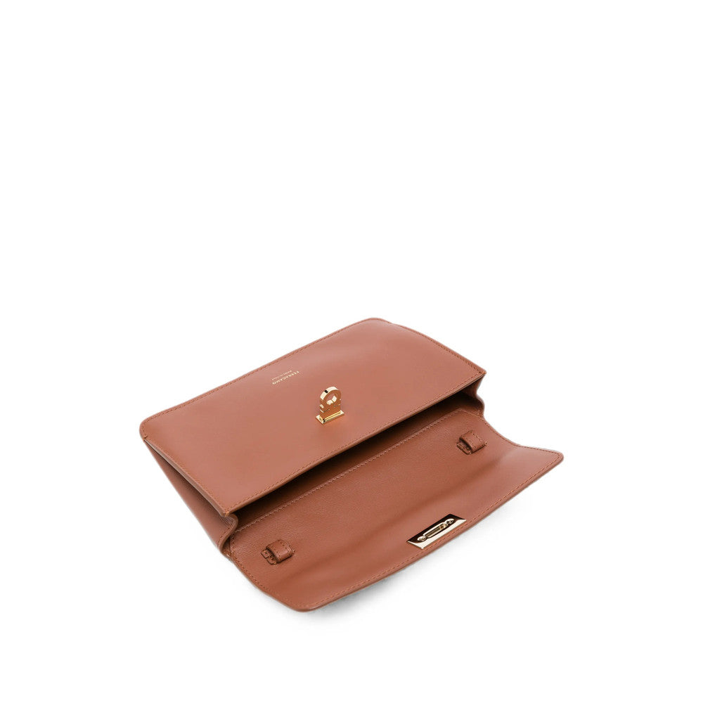 Brown Gancini Mini Crossbody Bag 3