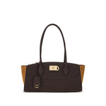 Brown Studio Soft Medium Shoulder Bag 1