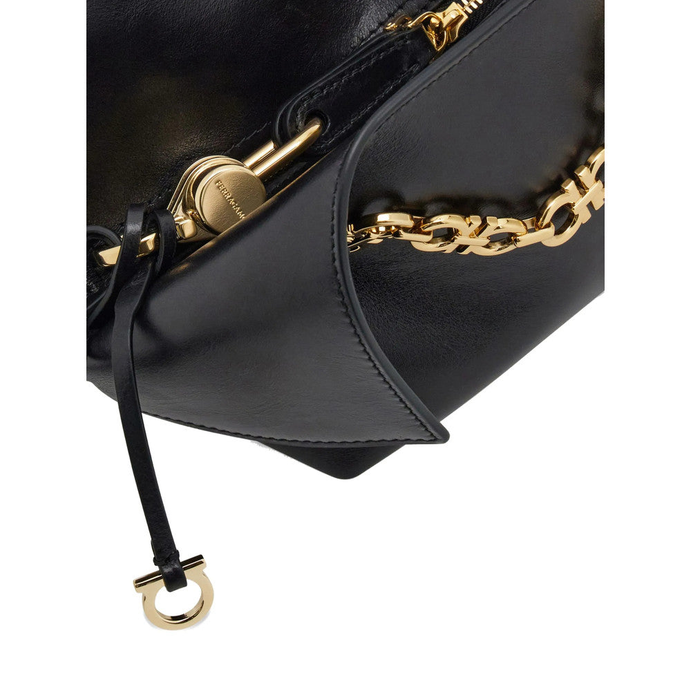 Black Gancini Small Shoulder Bag 3