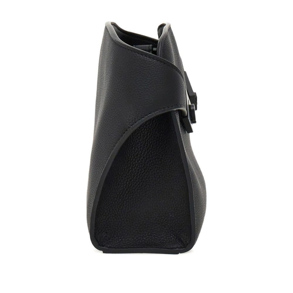 Black Gancio Medium Messenger Bag 5