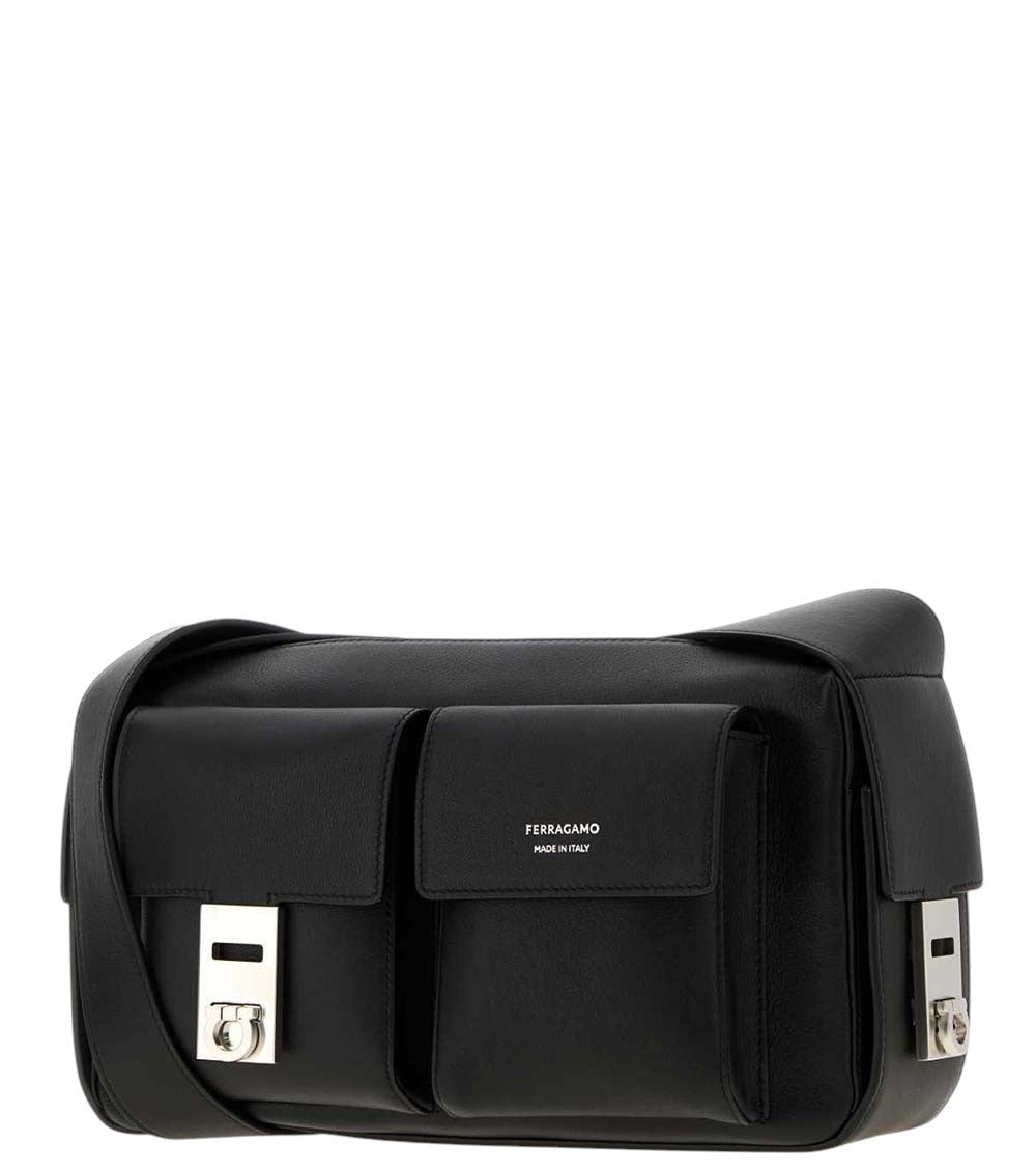 Black Utility Medium Crossbody Bag 2