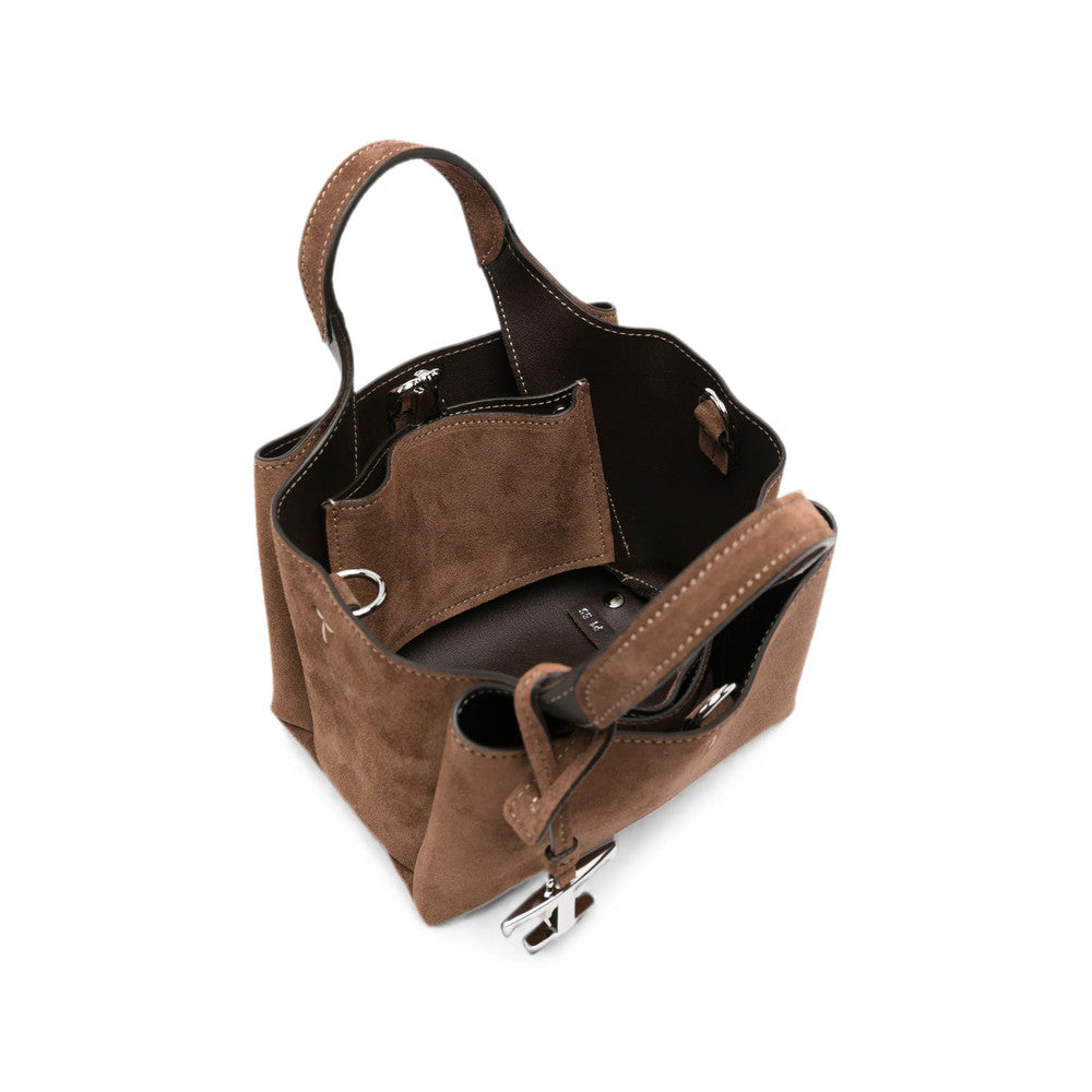 Brown T Timeless Mini Tote 3