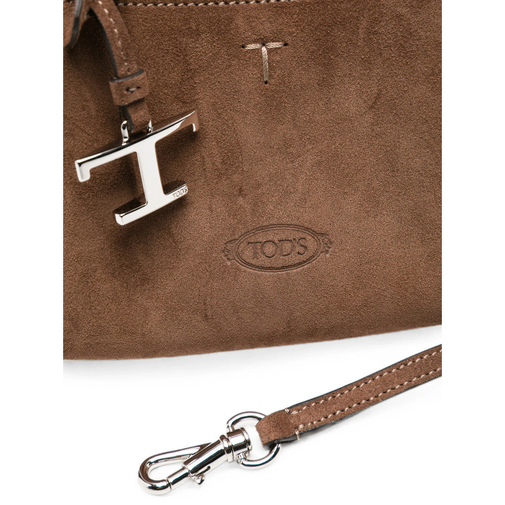 Brown T Timeless Mini Tote 4