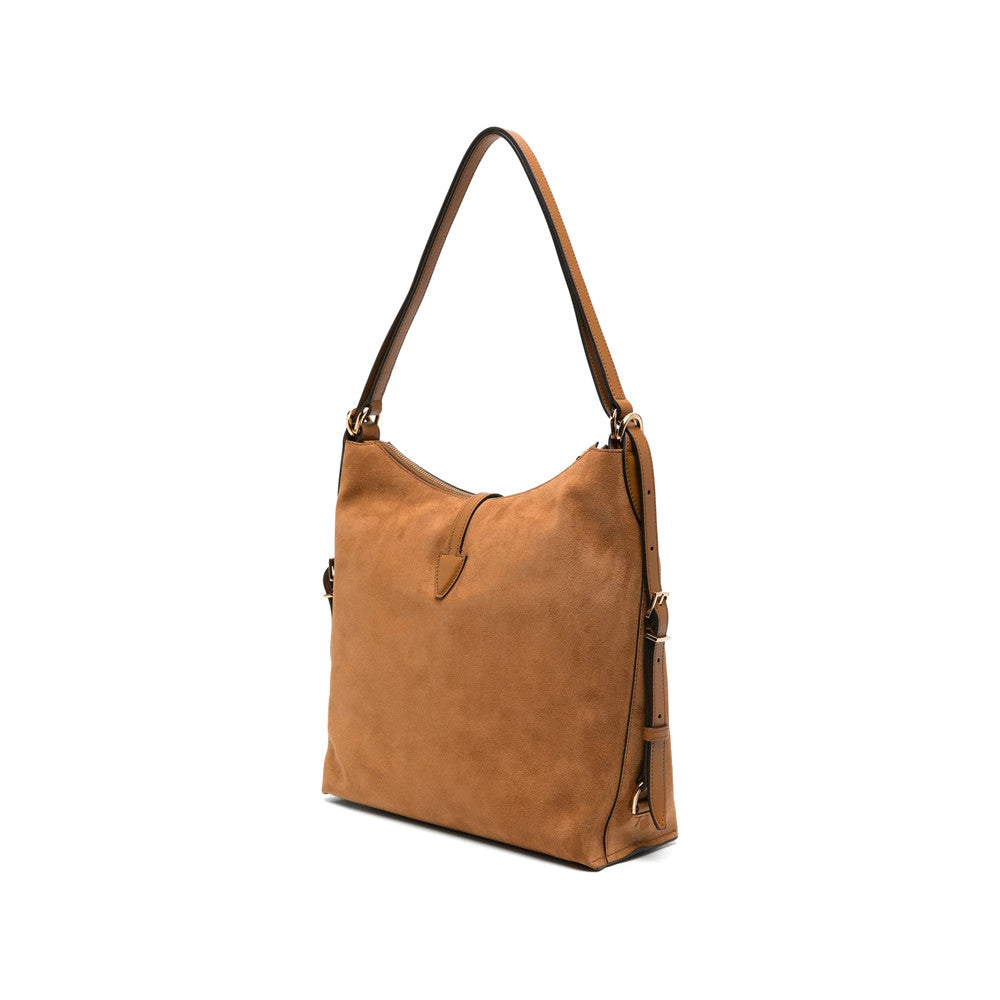 Brown T Timeless Small Shoulder Bag 2