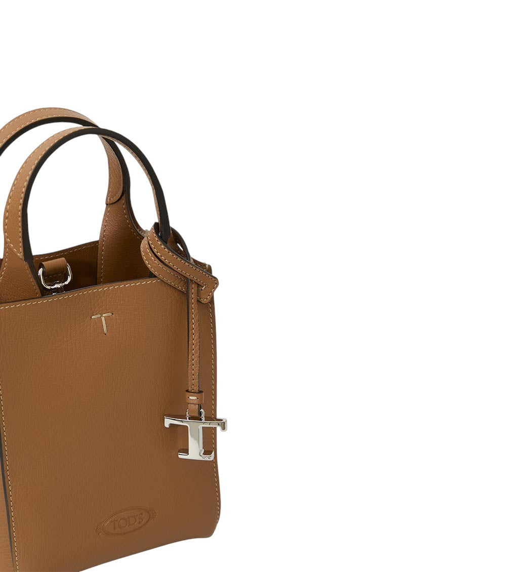 Brown T Timeless Mini Tote 3