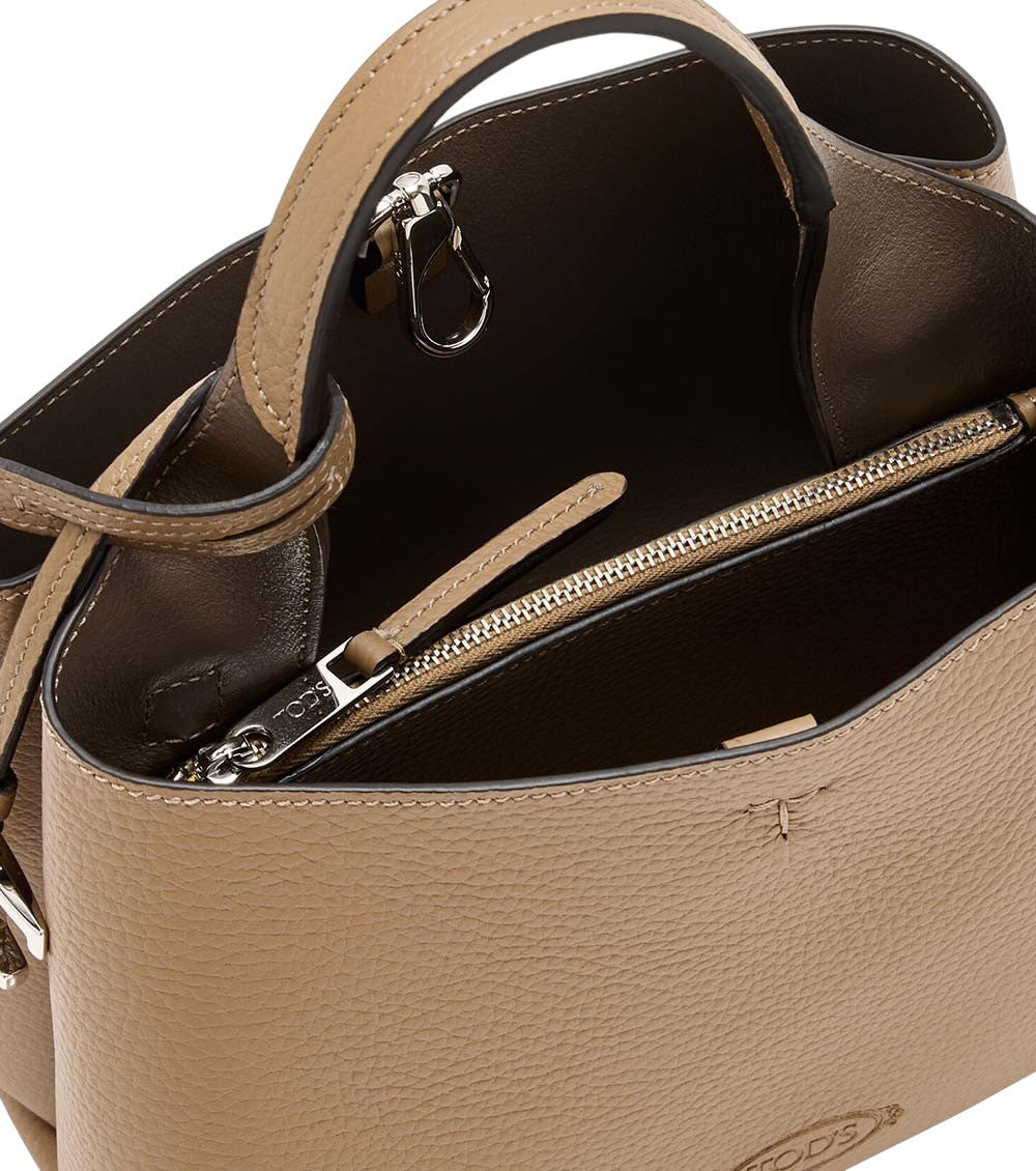 Brown T Timeless Micro Tote 3