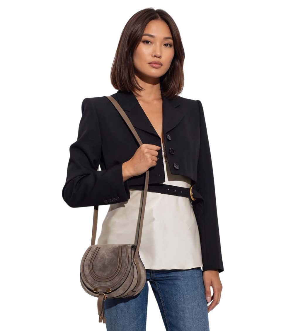 Grey Marcie Small Crossbody Bag 5