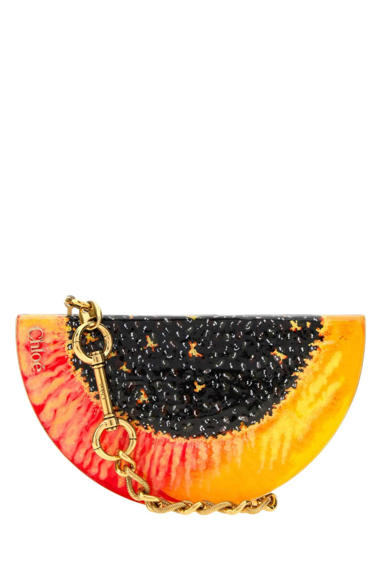 Multicolor Tropicus Papaya Small Shoulder Bag 1