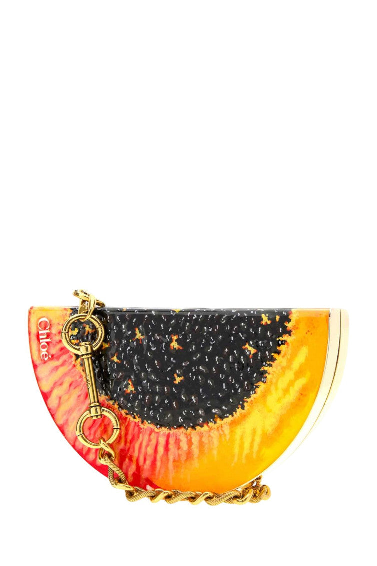 Multicolor Tropicus Papaya Small Shoulder Bag 2