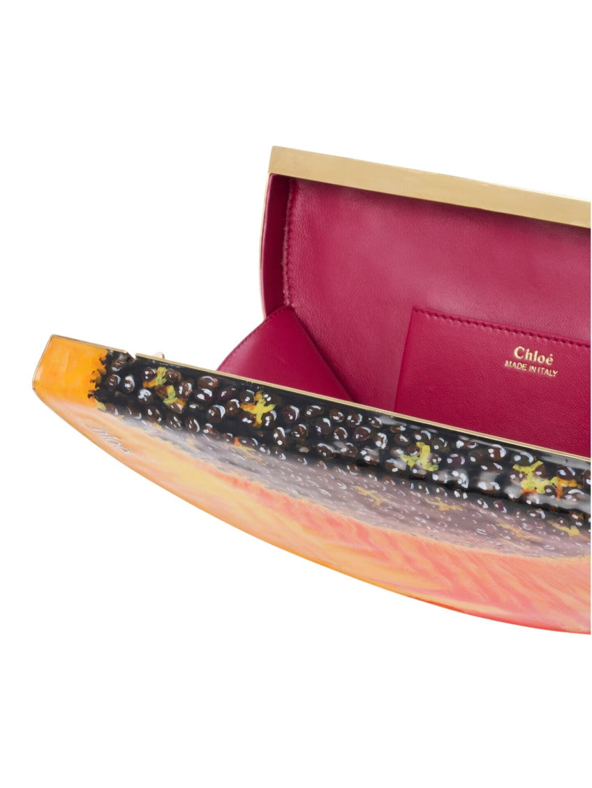 Multicolor Tropicus Papaya Small Shoulder Bag 3