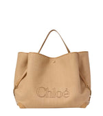 Beige Clover Large Tote 1