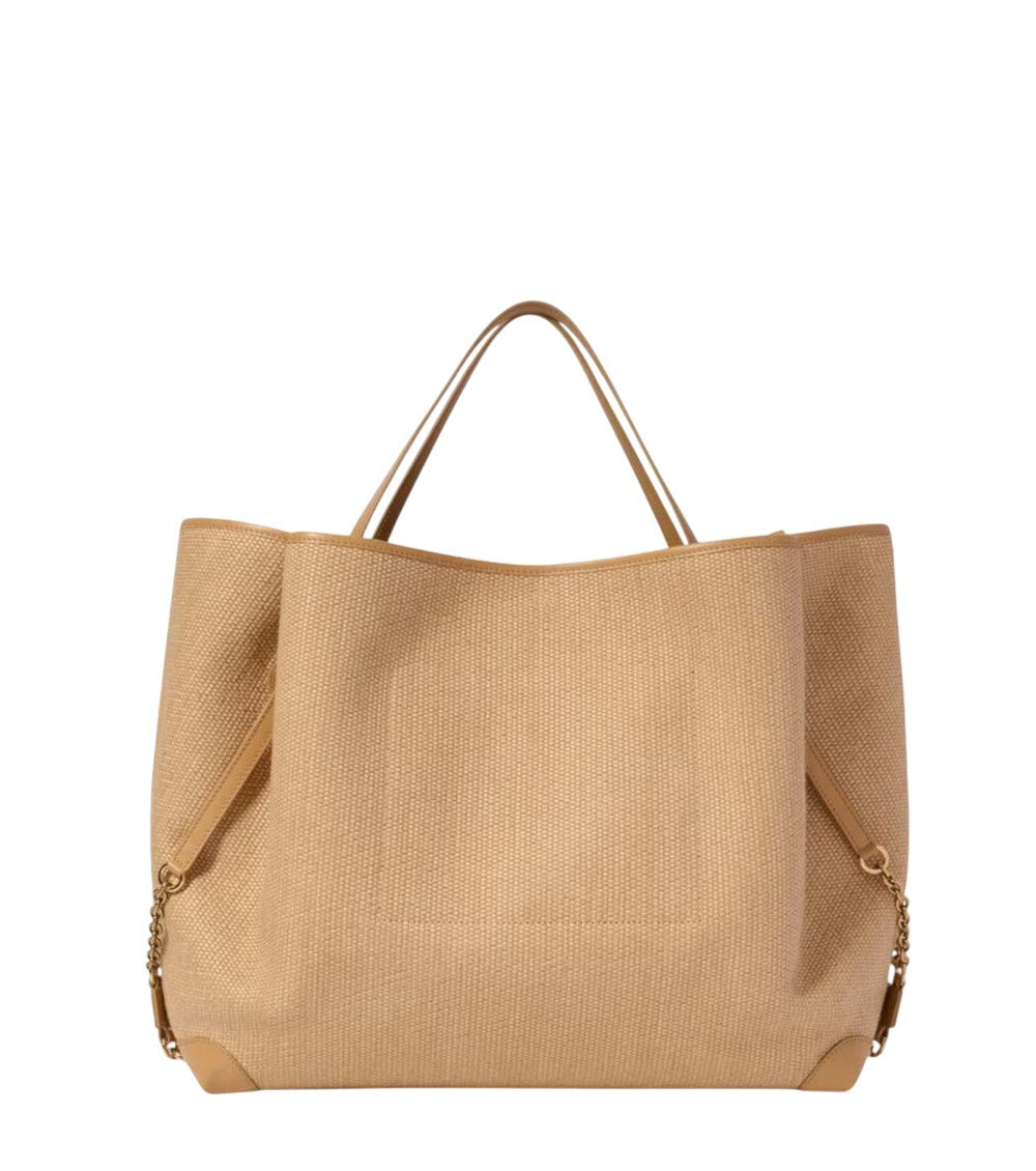 Beige Clover Large Tote 3