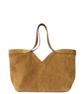 Brown Y Small Tote 1