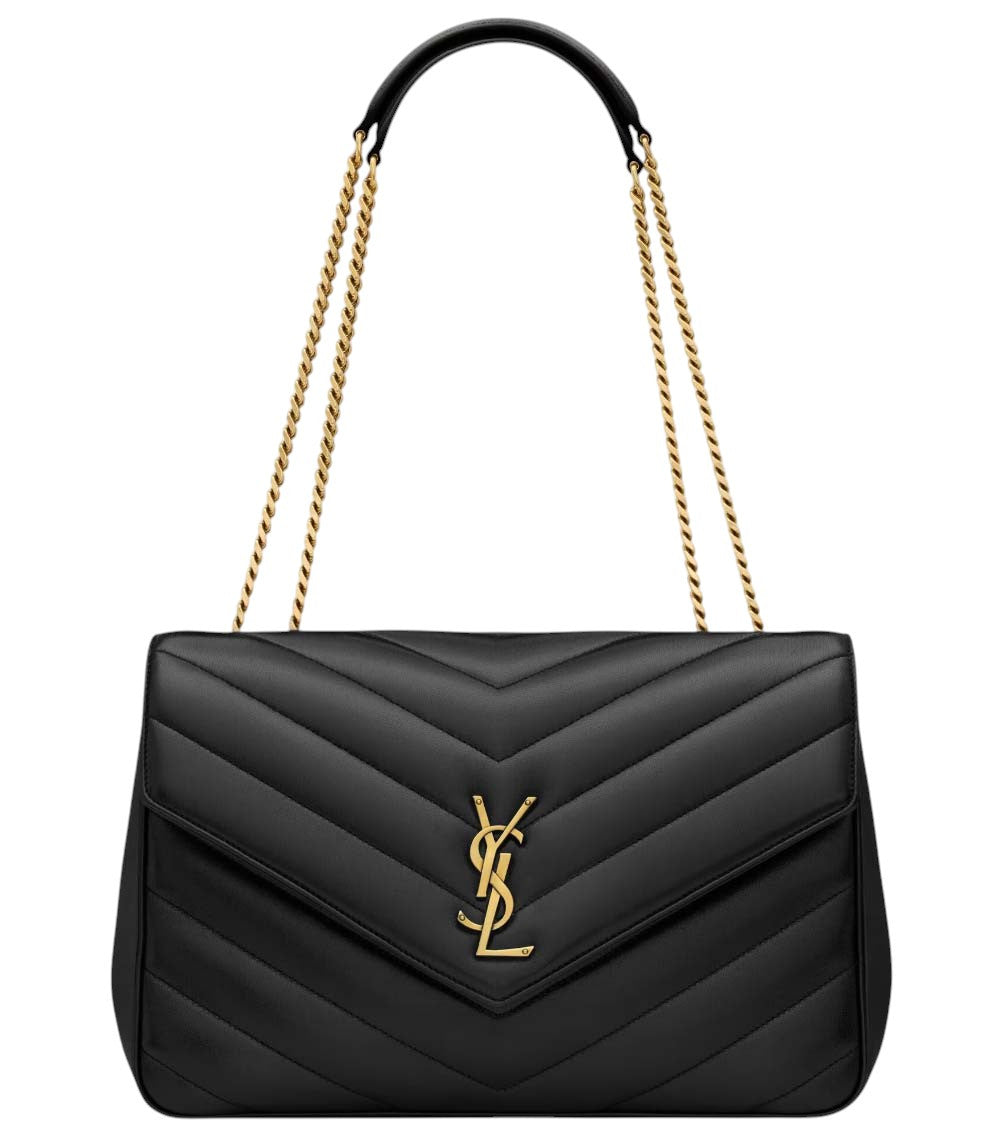 Black Loulou Large Shoulder Bag 1