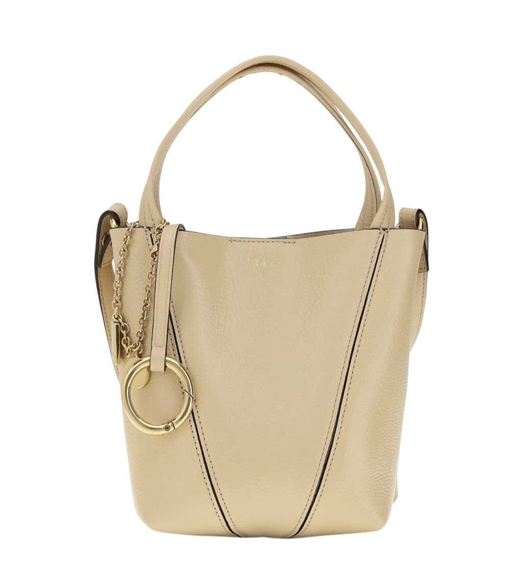 Beige Spin Small Tote 1