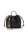 Black Drawstring Mini Shoulder Bag 1