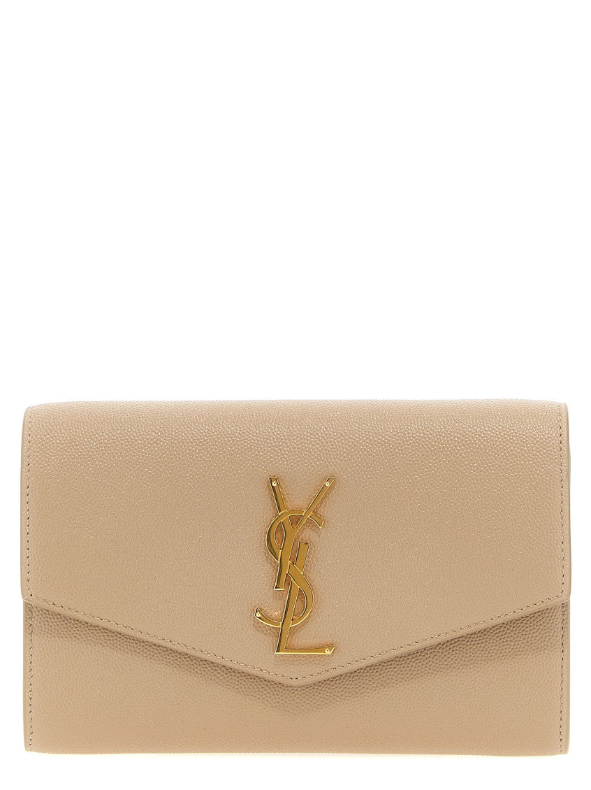 Beige 'Uptown' clutch 1