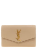 Beige 'Uptown' clutch 1