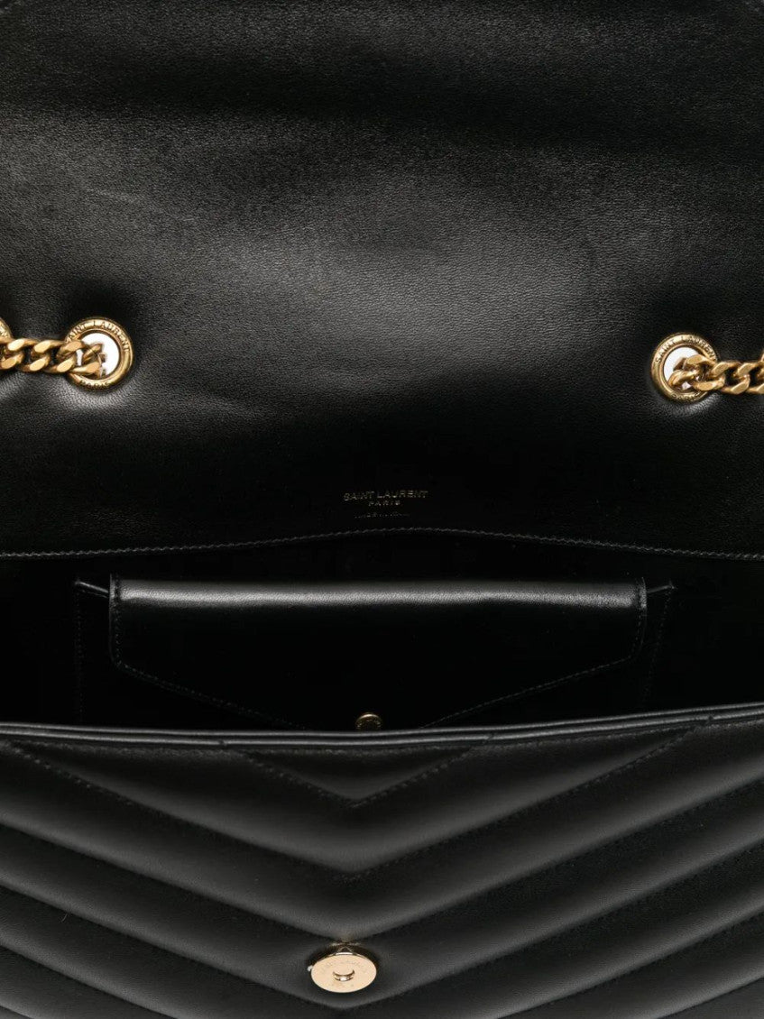 Black Loulou Medium Shoulder Bag 4