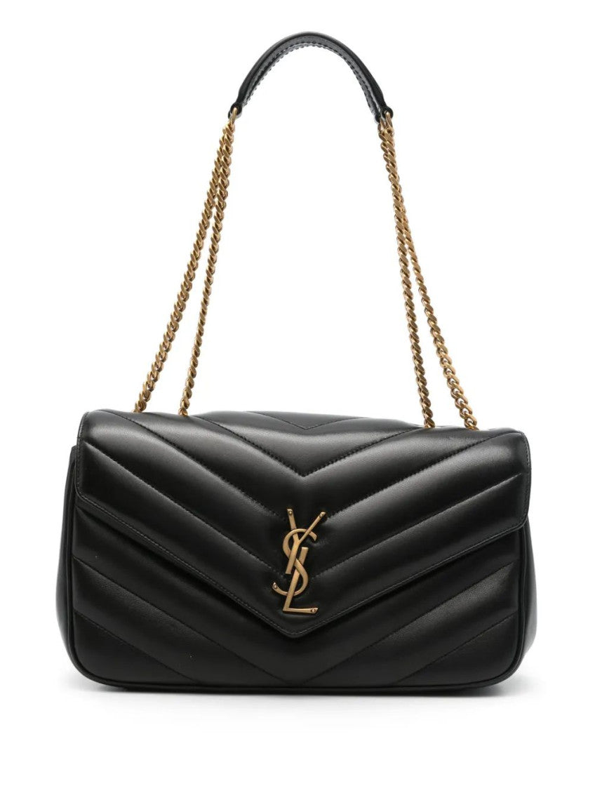 Black Loulou Medium Shoulder Bag 5