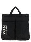 Black Padded 'Nbhd' Top Zip Tote 1