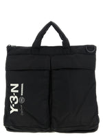 Black Padded 'Nbhd' Top Zip Tote 1