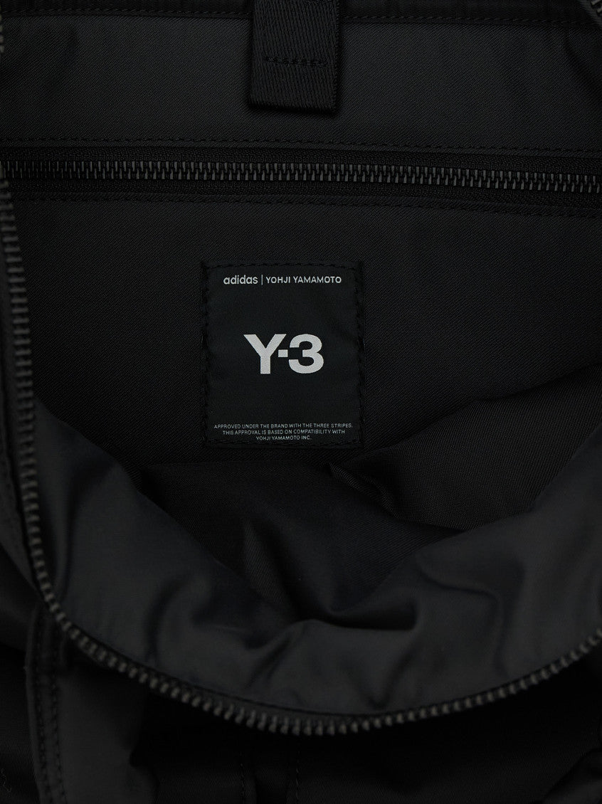 Black Padded 'Nbhd' Top Zip Tote 4