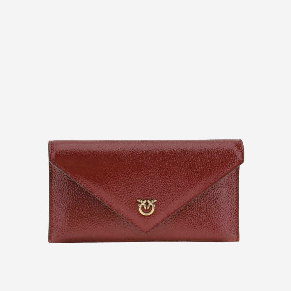 Brown Logo Clutch 1