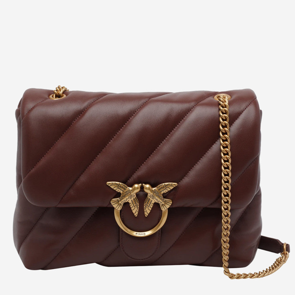 Maroon Love Puff Shoulder Bag 1