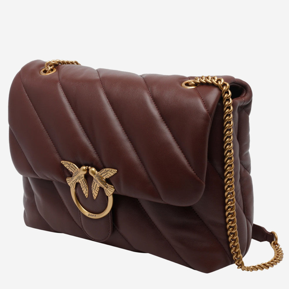 Maroon Love Puff Shoulder Bag 2
