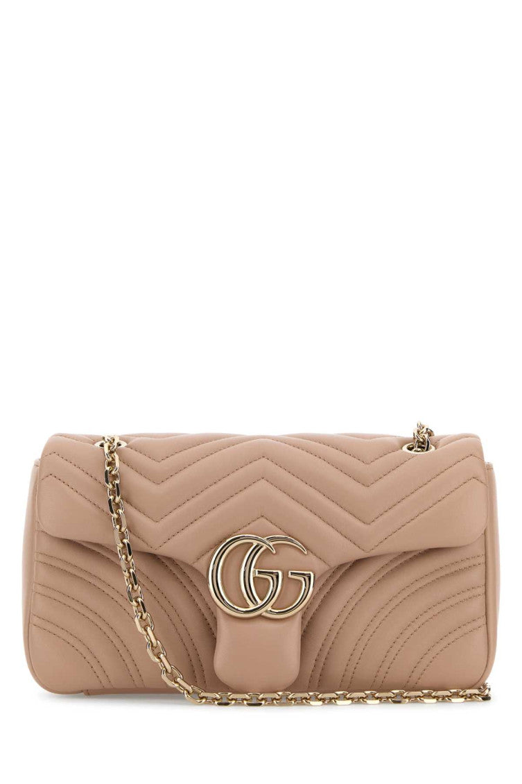 Pink GG Marmont Medium Shoulder Bag 1