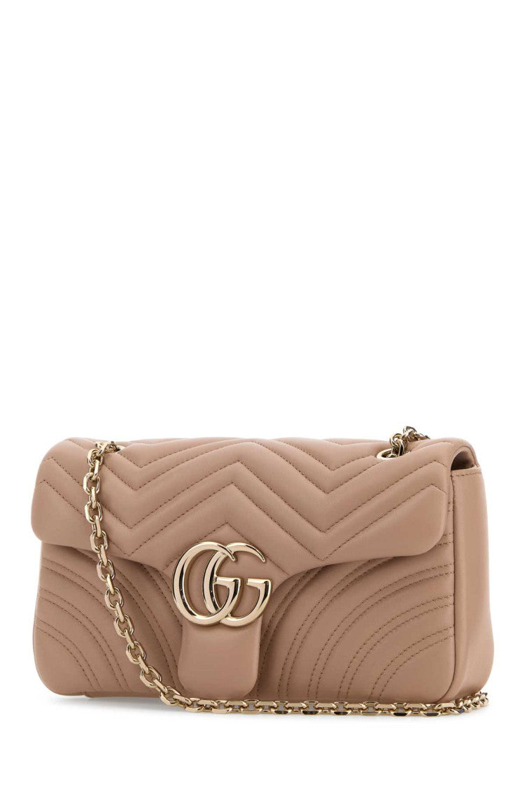 Pink GG Marmont Medium Shoulder Bag 2