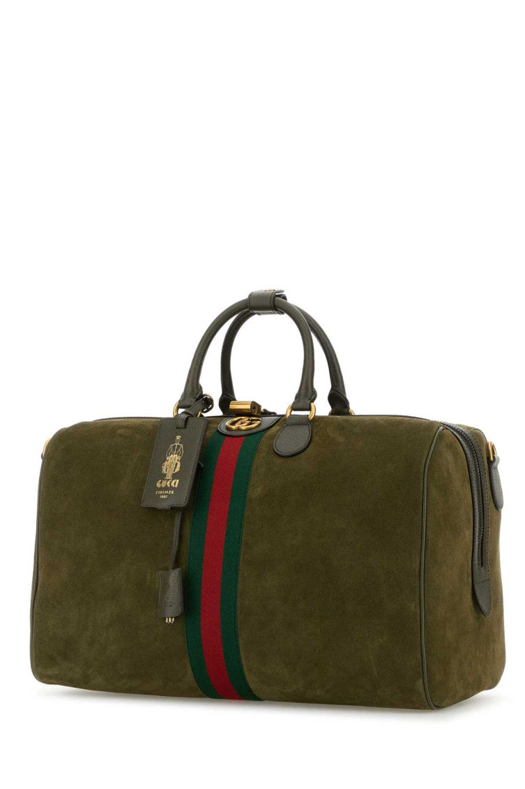 Olive Savoy medium duffle bag 2