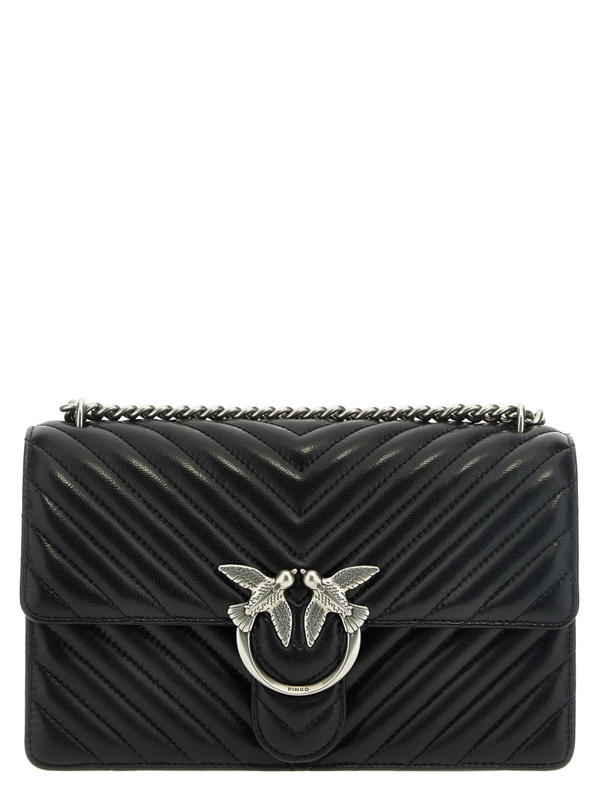 Black 'Classic Love Bag One' crossbody bag 1