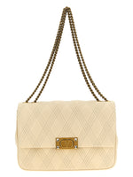 White 'Quiltie 67' M Shoulder Bag 1