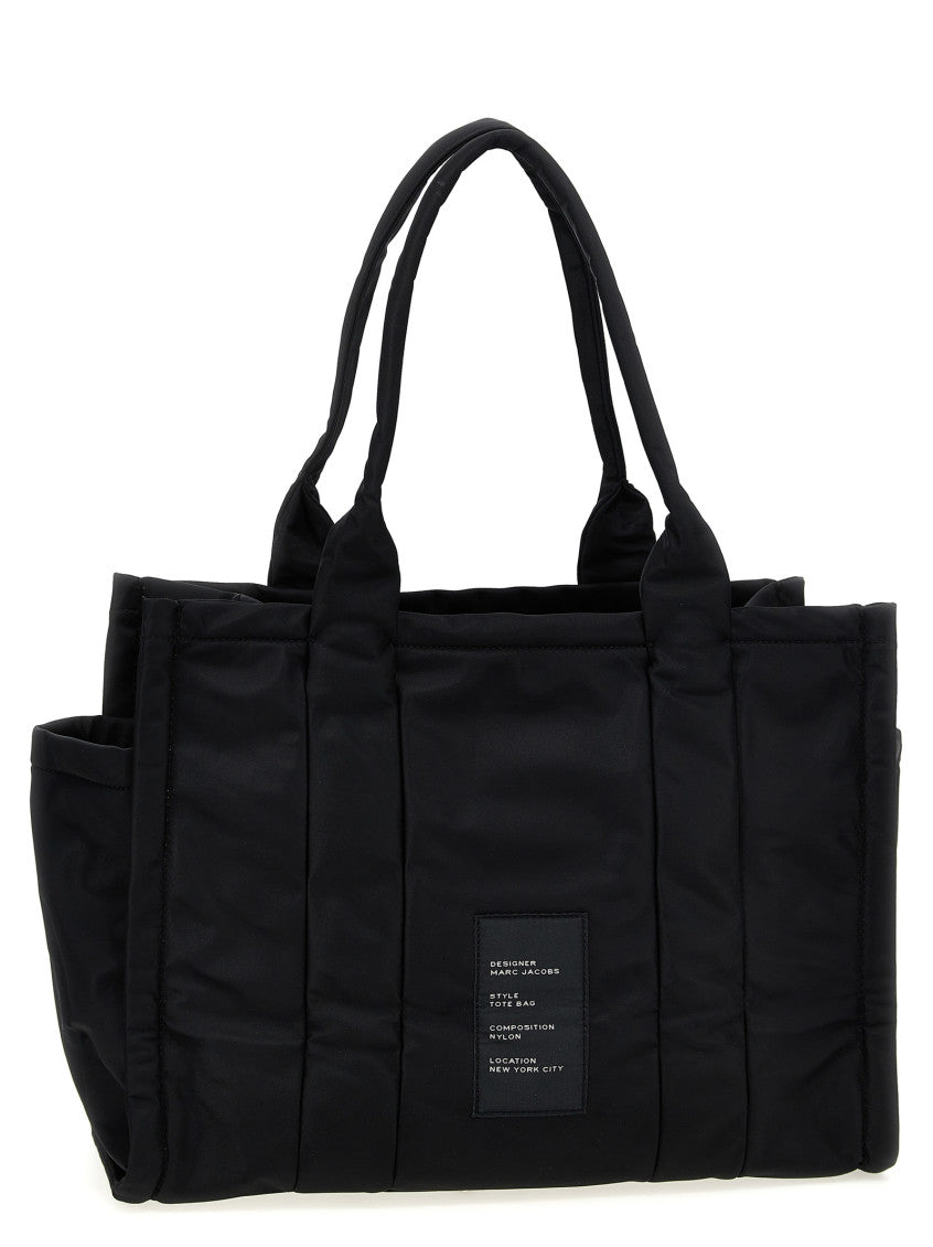 Black 'The Puffy Nylon' Large Tote 2