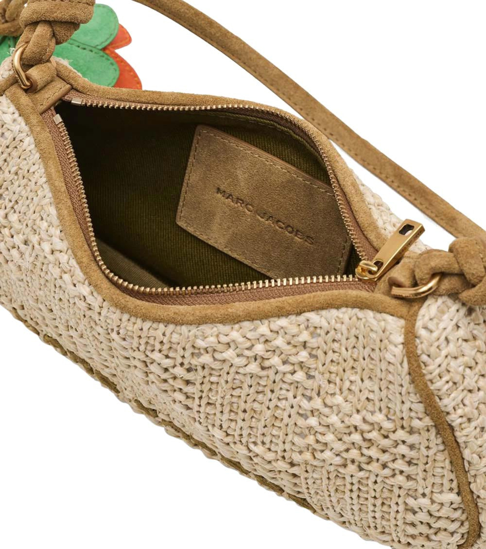 Beige Summer Charm Medium Shoulder Bag 3
