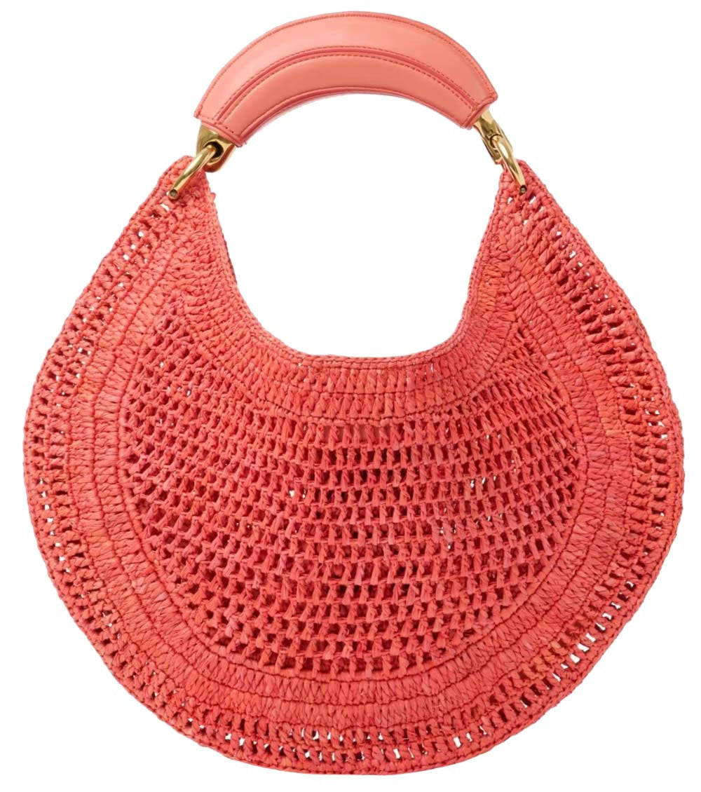 Coral Summer Banana hobo 2