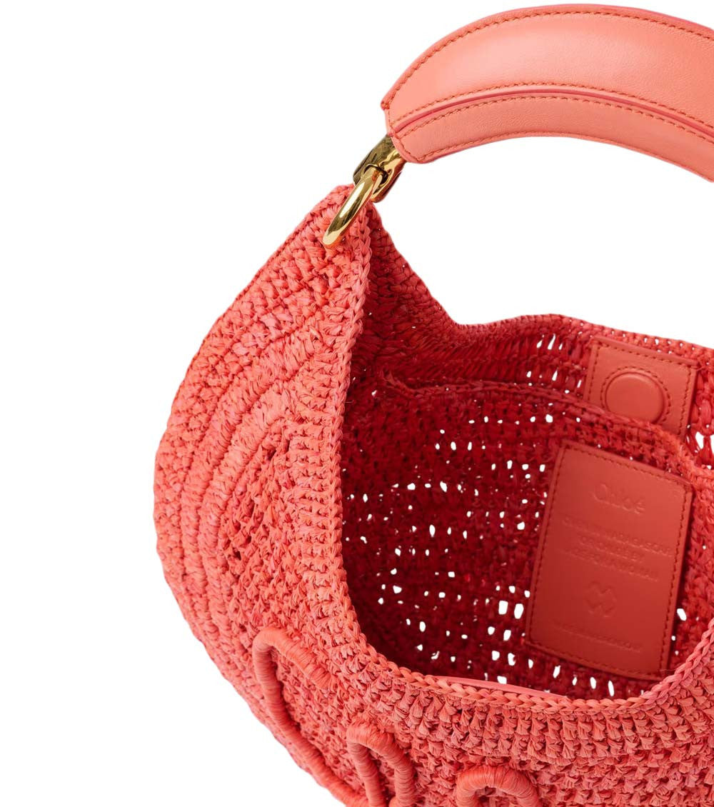 Coral Summer Banana hobo 3