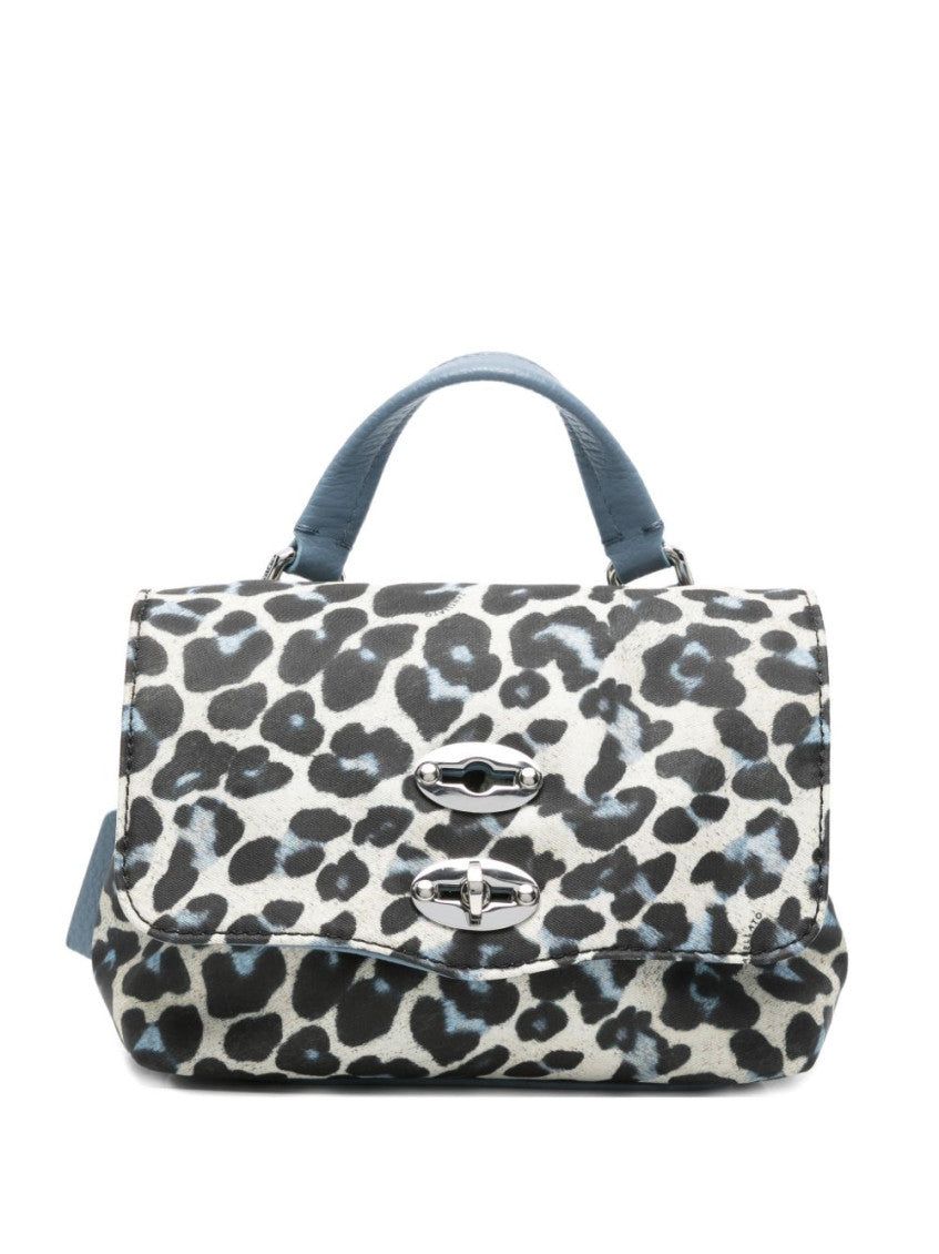 Leopard Print Postina Baby Satchel 1