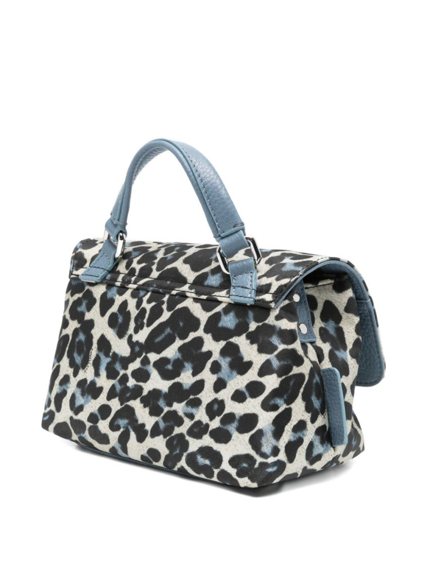 Leopard Print Postina Baby Satchel 2