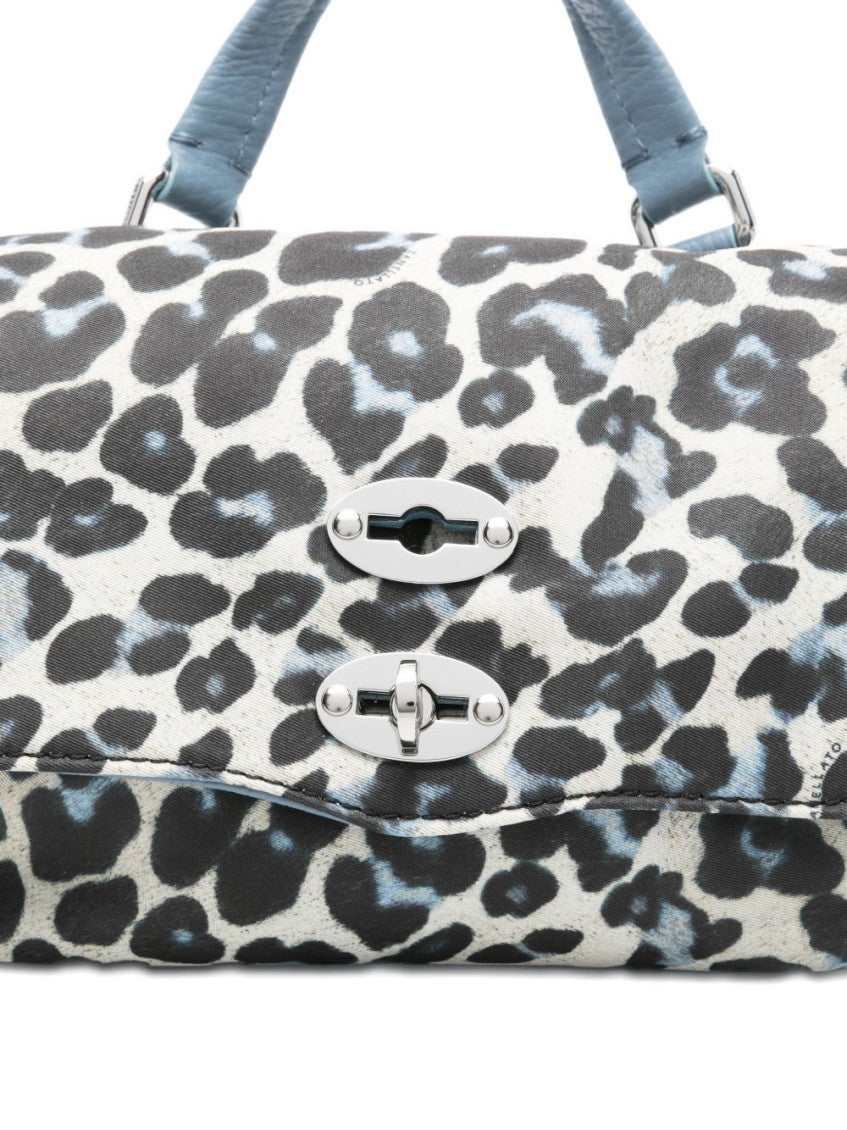Leopard Print Postina Baby Satchel 4
