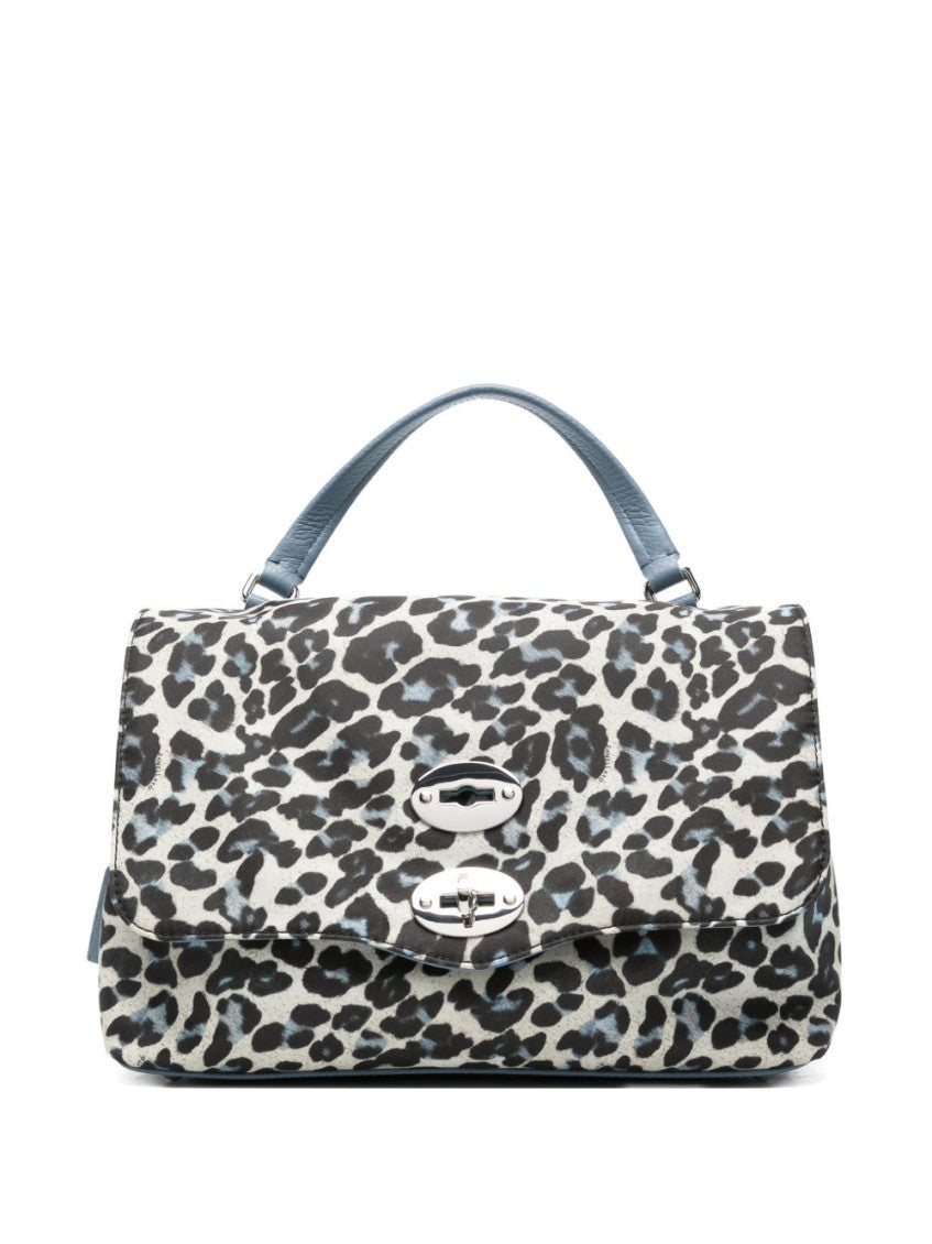 Leopard Print Postina Small Satchel 1