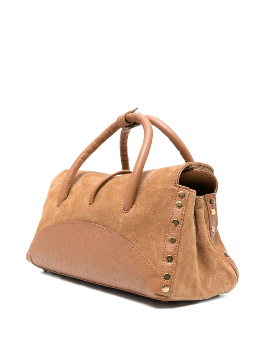 Brown Dotta Small Satchel 2