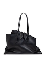 Black La Passeggiata Top Zip Medium Tote 1