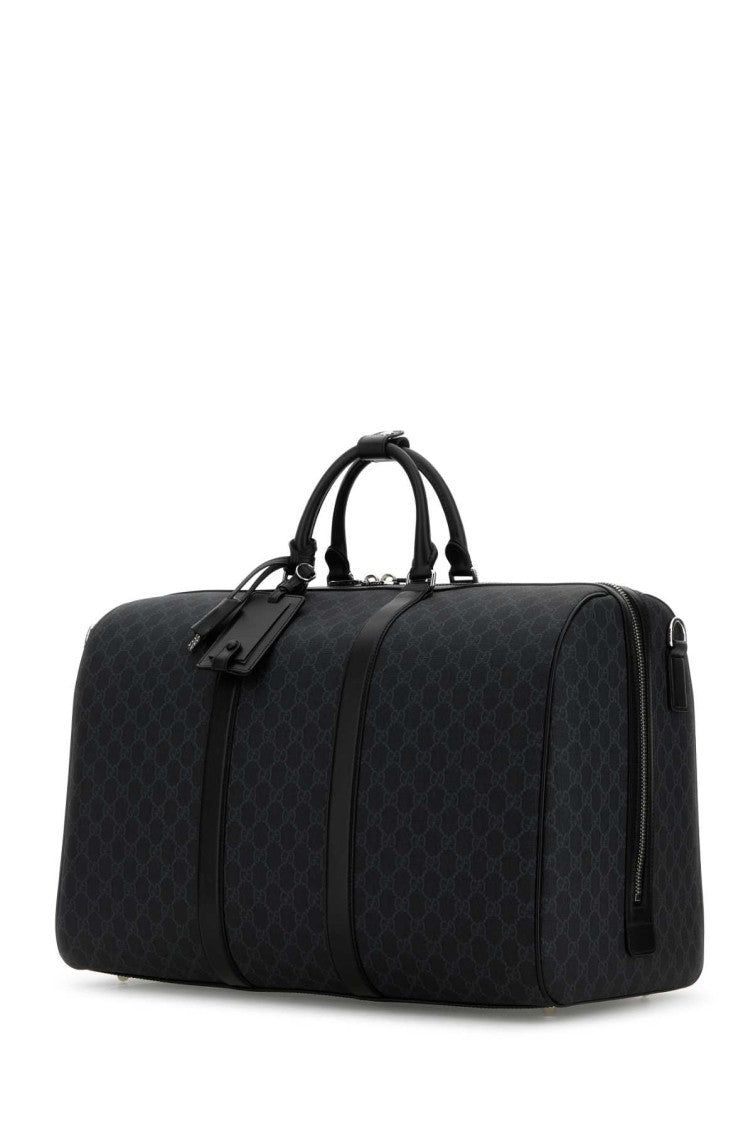 Black GG Large Duffle Bag 2