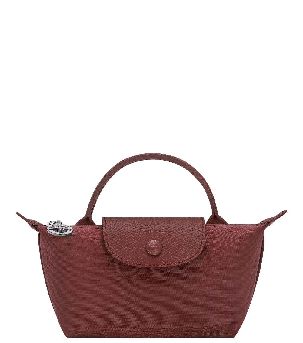 Burgundy Le Pliage Clutch 1