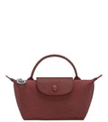 Burgundy Le Pliage Clutch 1