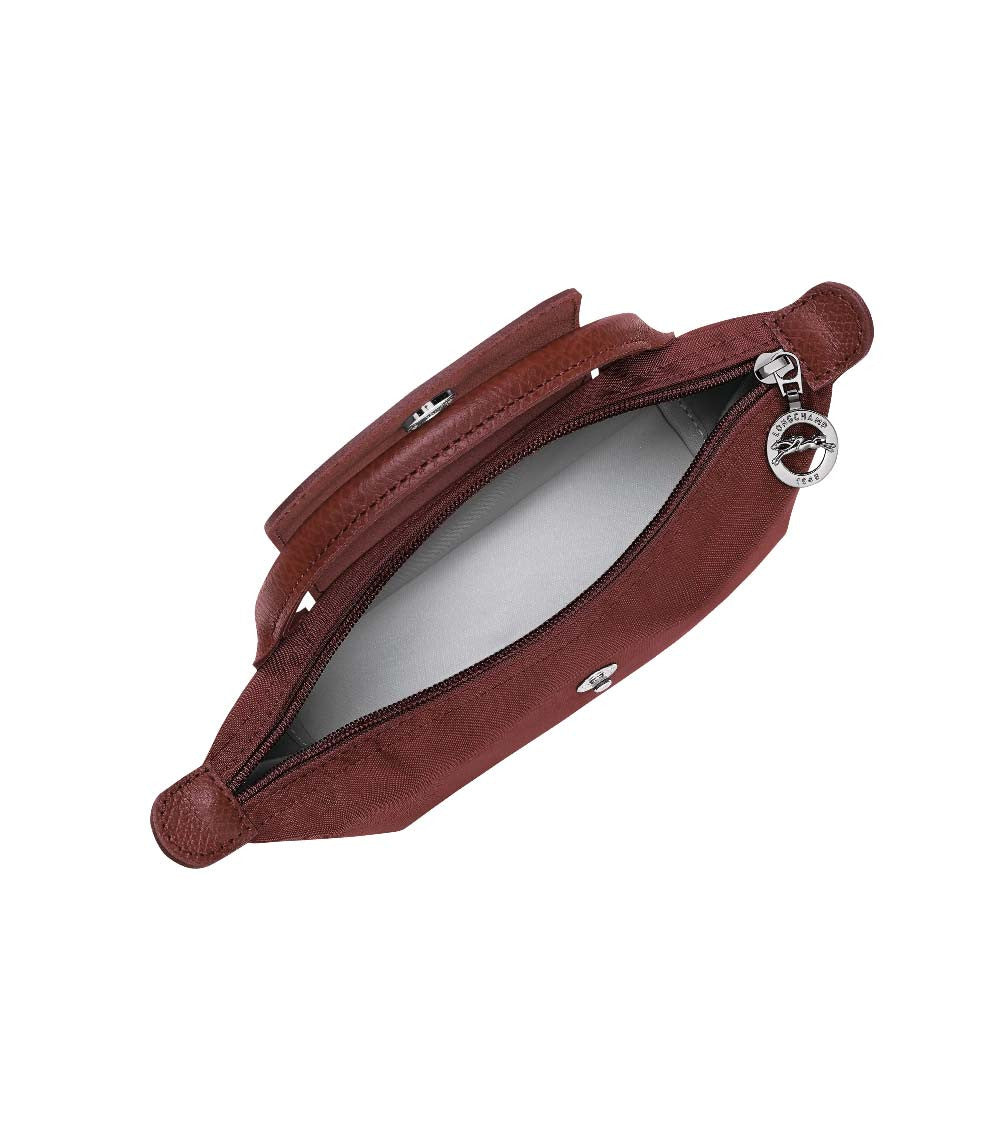 Burgundy Le Pliage Clutch 3