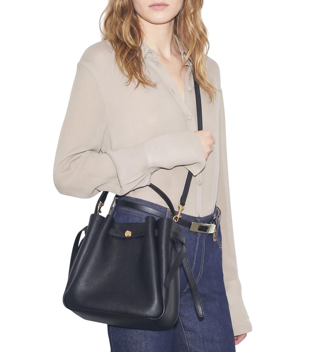 Black Romy Small Bucket Bag 5